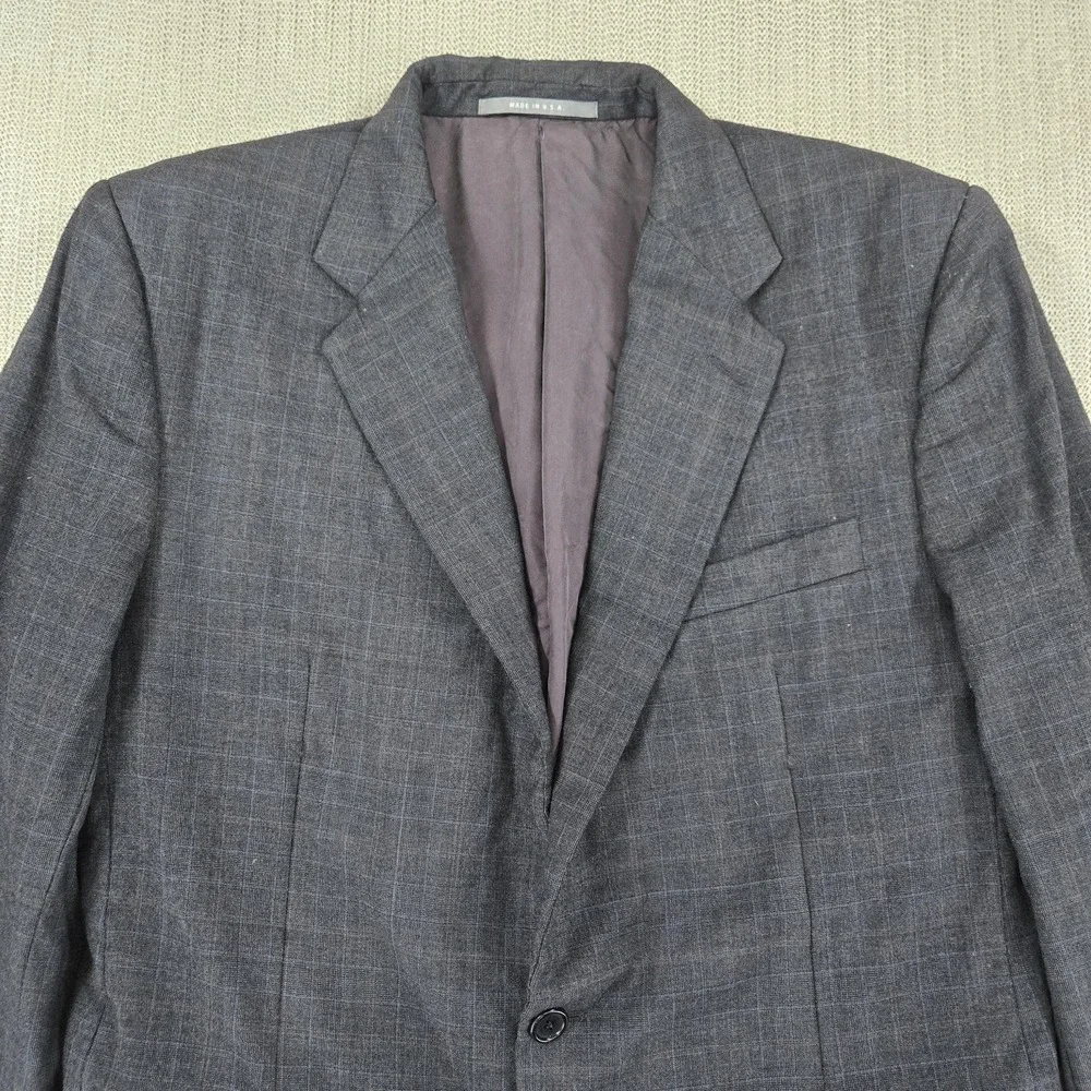 Hickey Freeman Blazer Mens 44 Gray Check Loro Piana Wool Suit Jacket Nordstrom